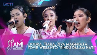 Lyodra x Tiara Andini x Ziva Magnolya x Yovie Widianto  quotRindu Dalam Hatiquot  AMI AWARDS 23rd  2020 [upl. by Nylikcaj794]