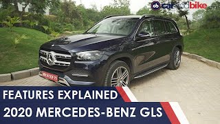 2020 MercedesBenz GLS Features Explained  carandbike [upl. by Lanaj]