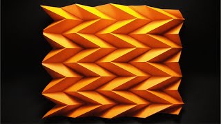 Teselado de Herringbone  Tutorial de Origami [upl. by Suu]