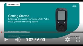 How to use AccuChek Active Blood Glucose Monitoring System [upl. by Ggerk]