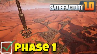 Finishing Phase 1  Satisfactory 10 [upl. by Rehm876]