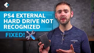 How to Fix PS4 External Hard Drive Not Recognized Problem [upl. by Ingrid]