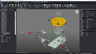 Exploring the user interface BricsCAD V20  Mechanical Workspace [upl. by Saerdna]