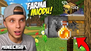 Jak ZROBIĆ FARMĘ MIODU w Minecraft [upl. by Ettennaej964]