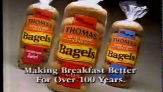 2000 Thomas NY Style Bagels Commercial [upl. by Assiran878]