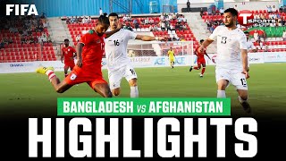 Highlights  Bangladesh vs Afghanistan  FIFA Friendly  Football  T Sports [upl. by Mirisola968]