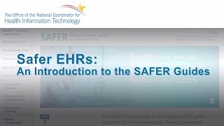 SAFER Guides for EHRs [upl. by Wiersma]