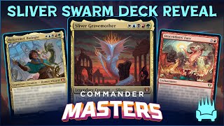 SLIVER SWARM Commander Masters Precon Deck Reveal [upl. by Netnilc514]