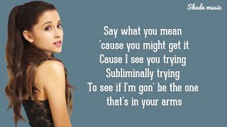 Ariana Grande Doja Cat  motive Lyrics [upl. by Garnett]