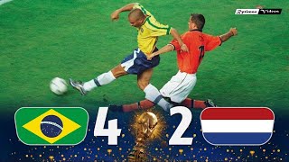 Brazil 1 4 x 2 1 Netherlands ● 1998 World Cup Semifinal Goals amp Highlights  Penalties HD [upl. by Lateh]