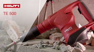 INTRODUCING Hilti TE 500 SDS Max demolition hammer [upl. by Zelazny]