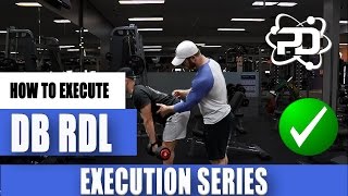 How to Dumbbell Romanian Deadlift RDL  Hamstrings amp Glutes [upl. by Thorma613]