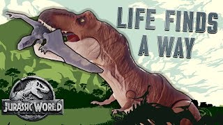 Jurassic World Dinosaur Song “Life Finds a Way”  Official Lyric Video  Mattel Action [upl. by Kiel577]