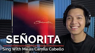 Señorita Male Part Only  Karaoke  Camila Cabello [upl. by Luther]