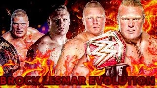 THE EVOLUTION OF BROCK LESNAR TO 20022019 [upl. by Remas]