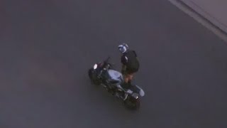 Biker teases cops during highspeed chase [upl. by Pros]