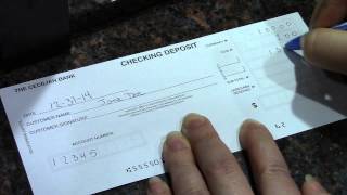 How To Complete A Deposit Ticket [upl. by Seow]