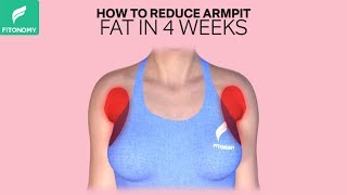 How to reduce armpit fat in 4 weeks [upl. by Avalsorim896]