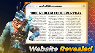 Free Redeem Code Website Revealed 🔥🤘 [upl. by Eirehs]