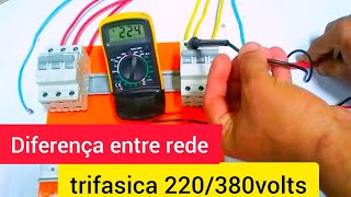 Rede trifásica 220 volts e trifásica 380 volts [upl. by Sellig]