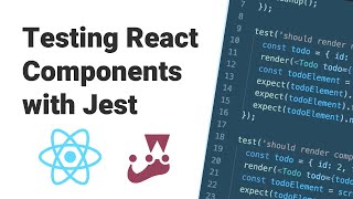 React Testing Tutorial Jest  React Testing Library [upl. by Davies]