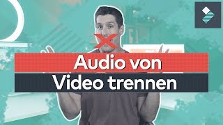 Audio von Video Trennen mit 2 Klicks in Filmora [upl. by Kehr]