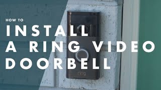 How To Install A Ring Doorbell  Bunnings Warehouse [upl. by Severson]