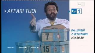 Affari Tuoi  Da lunedì 7 settembre alle 2030 su Rai1 [upl. by Magbie469]