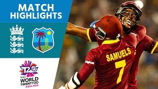 Brathwaite Hits 4 Sixes To Win  England vs West Indies  ICC Mens WT20 FINAL  Highlights [upl. by Ahcmis]