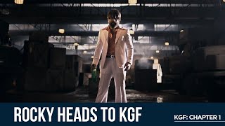 Rocky Heads To KGF  KGF  Yash  Prashanth Neel [upl. by Jacklyn]