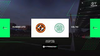 Dundee United vs Celtic 22122024 Scottish Premiership FC 25 [upl. by Hort]