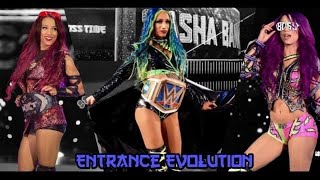 Sasha Banks Entrance Evolution 2012  2021 [upl. by Marolda]