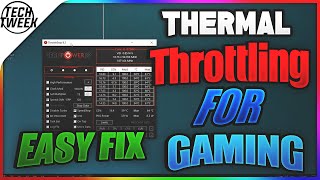 Thermal Throttling  Easy Fix 🔧  ThrottleStop  UPDATED NoLags [upl. by Shevlo]