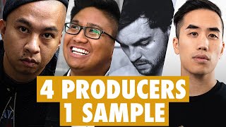 4 PRODUCERS FLIP THE SAME SAMPLE ft llmind Simon Servida The Kount [upl. by Enelloc857]