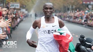 Eliud Kipchoge Breaks the 2 Hour Marathon Barrier in Vienna  INEOS 159 Challenge  CBC Sports [upl. by Robbie]