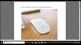 Fix Magic Mouse 2 not scrolling in Windows 10 2023 updated [upl. by Narual]