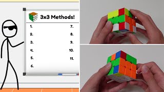 Every Rubiks Cube Method Explained in 7 Minutes [upl. by Ahset460]