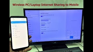 How to Use PC Internet in Mobile Using Hotspot Wireless2020 [upl. by Ahsatsan]