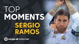 TOP MOMENTS Sergio Ramos en el Real Madrid [upl. by Hardej]