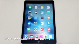 iPad User Guide  The Basics Updated [upl. by Zysk]