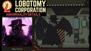 Lobotomy Corp Abnormalities Finale  Plague Doctor [upl. by Slifka737]