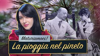 La pioggia nel pineto – Gabriele DAnnunzio  Analisi e commento 🎇 [upl. by Anatnas]