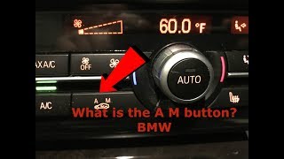 What is the AM Button on BMW BMW Circulation Button [upl. by Atillertse]