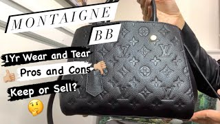 Montaigne BB Empreinte Leather  1 Year Wear and Tear Pros and Cons Selling to Fashionphile [upl. by Euqnimod47]