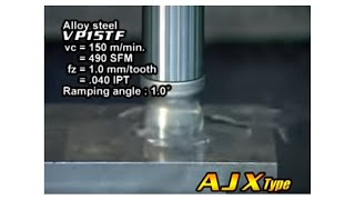 AJX High Feed Milling Cutters from Mitsubishi Materials [upl. by Erskine]