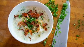 Quick Clam Chowder  SAM THE COOKING GUY [upl. by Queston]