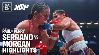 FIGHT HIGHLIGHTS  AMANDA SERRANO VS STEVIE MORGAN [upl. by Yaresed]