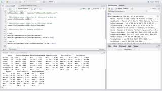 Basic summary statistics in R [upl. by Imelda]