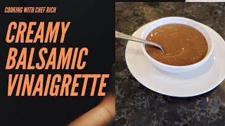 Homemade Balsamic Vinaigrette  CREAMY and DELICIOUS [upl. by Aysahc]