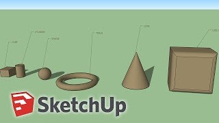 TUTO Sketchup Modéliser les formes de bases [upl. by Andert]